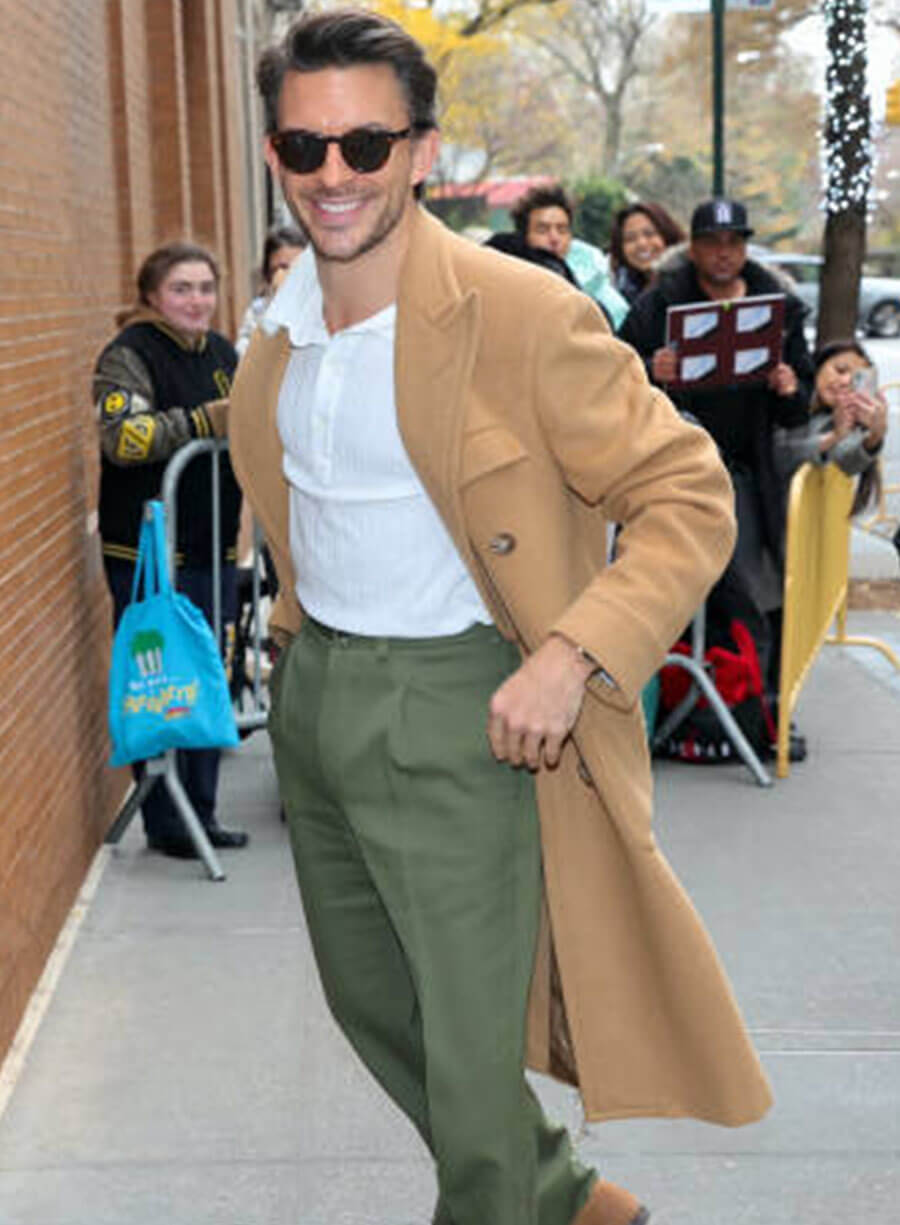Harpoon Jonathan Bailey Inspired Brown Coat - Celebrity Sightings Style