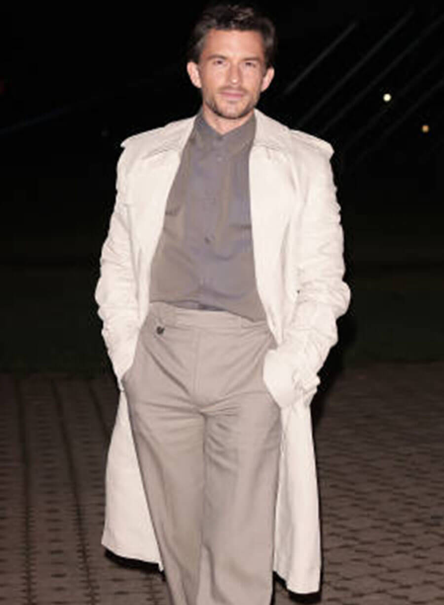 Harpoon Jonathan Bailey Celebrity Sightings Inspired White Coat