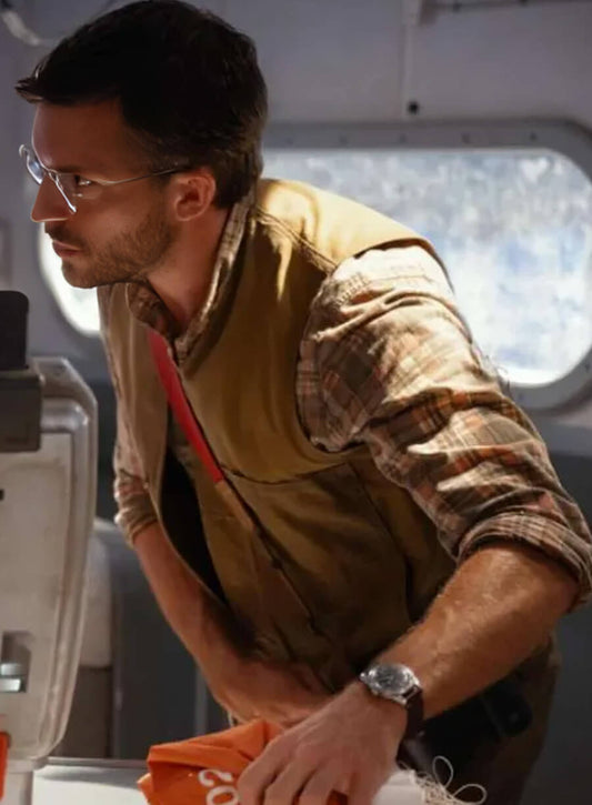 Harpoon Dr Henry Loomis Inspired Leather Jacket - Jurassic World Style