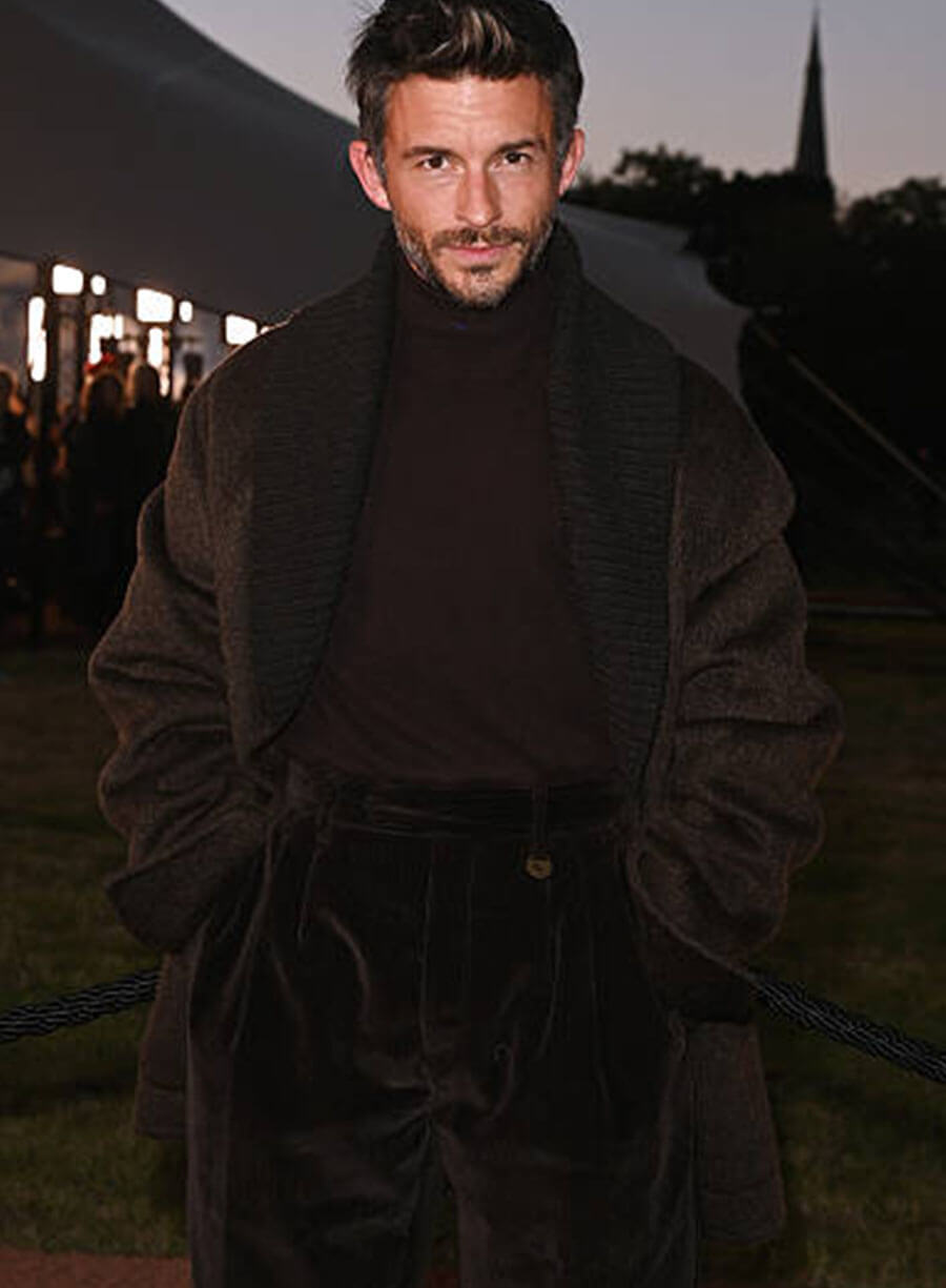 Harpoon Jonathan Bailey Inspired Brown Coat - London Fashion Week 2025 Style