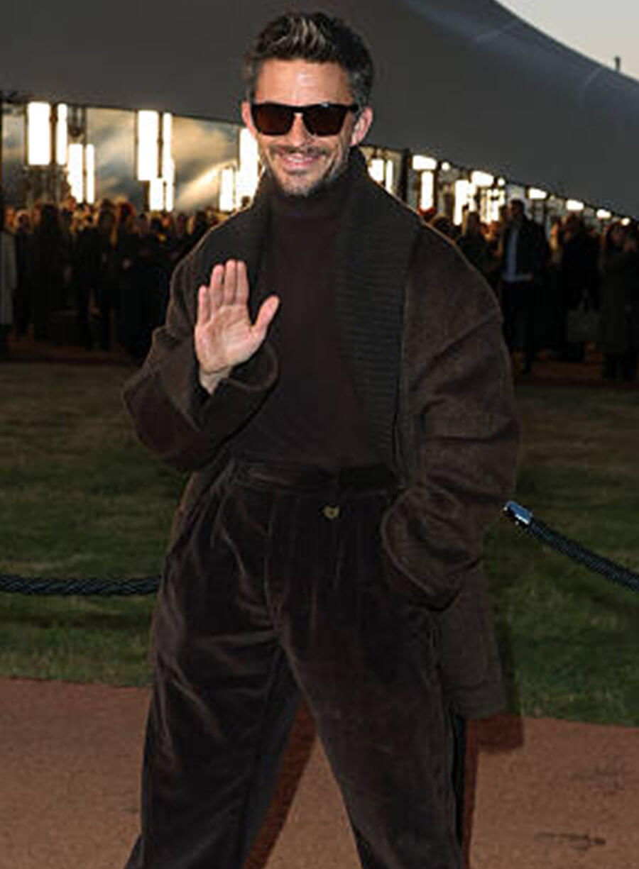 Harpoon Jonathan Bailey Inspired Brown Coat - London Fashion Week 2025 Style