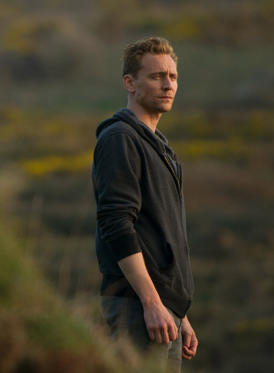 Harpoon Jonathan Pine Inspired Black Hooded Jacket - The Night Manager Style