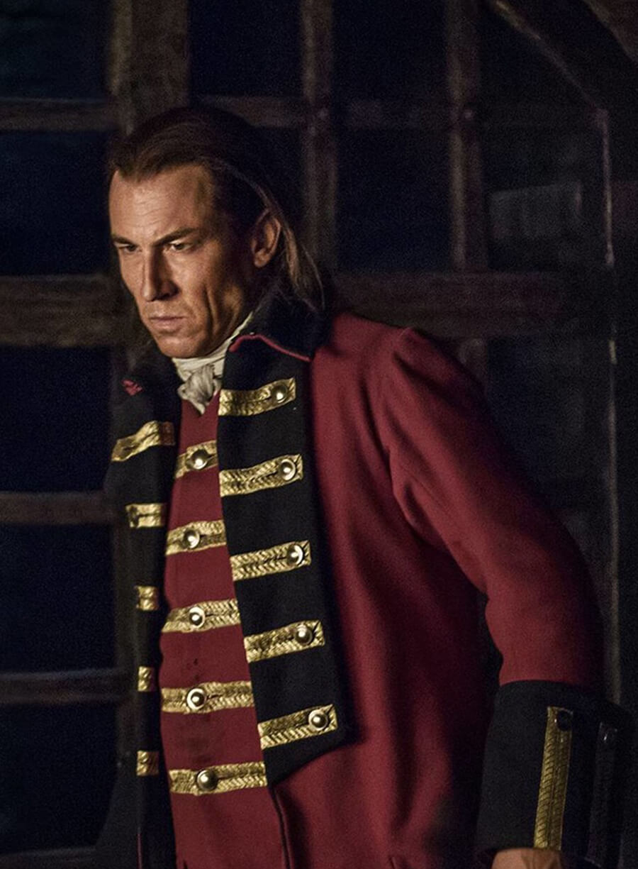 Harpoon Jonathan Randall Inspired Red Coat - Outlander Style