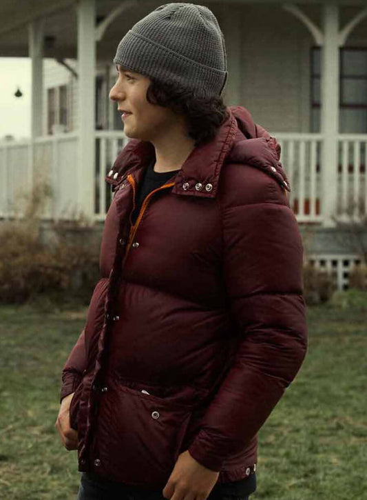 Harpoon Jordan Kent Inspired Maroon Hooded Jacket - Superman & Lois Style