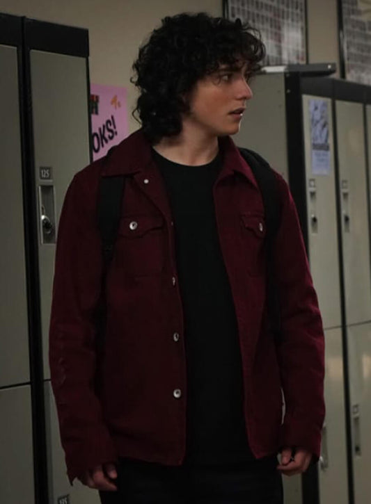 Harpoon Jordan Kent Inspired Burgundy Leather Jacket - Superman & Lois S02 Style