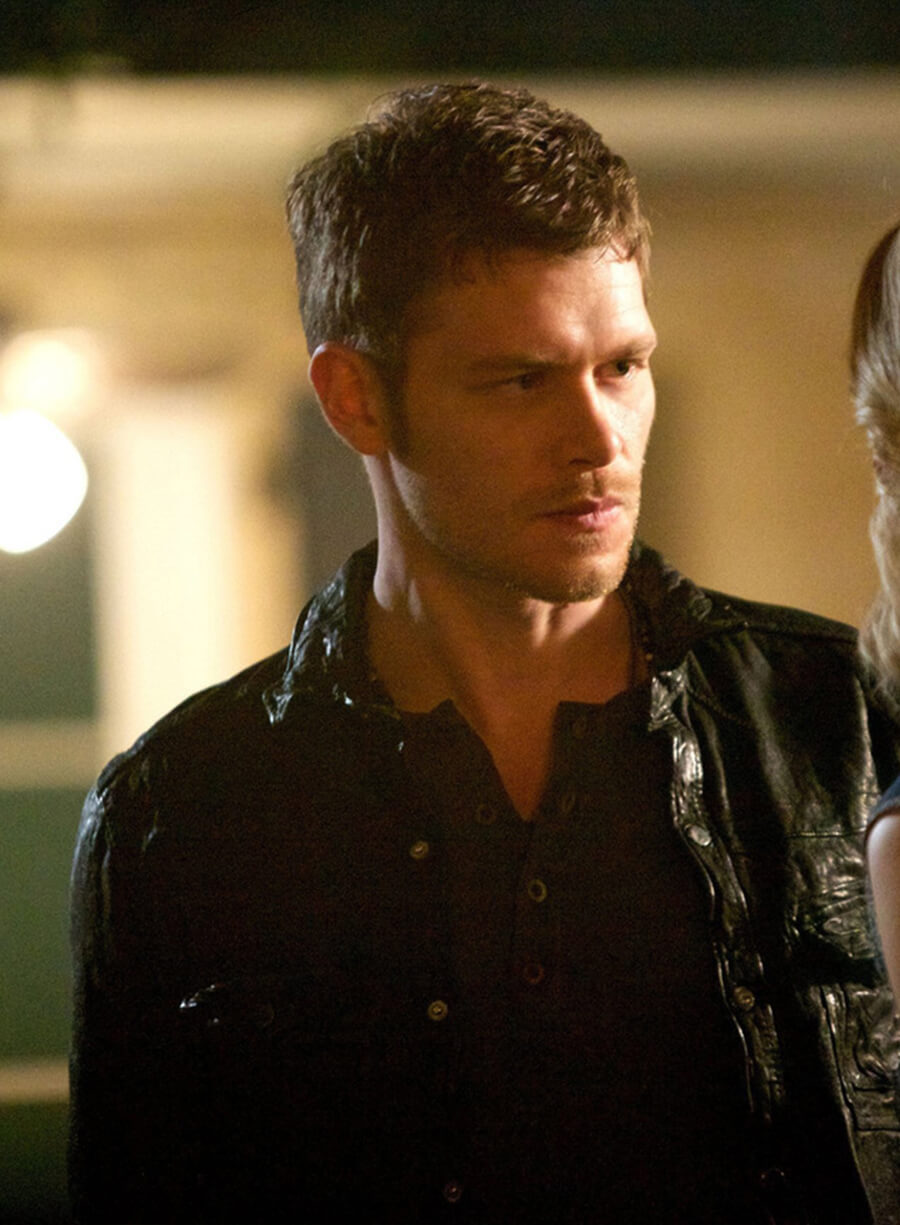 Harpoon Niklaus Mikaelson Inspired Black Leather Jacket - The Originals Style