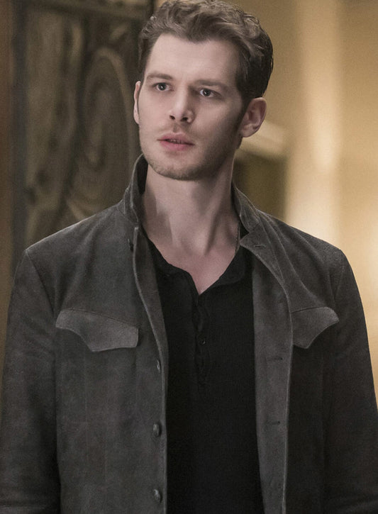 Harpoon Niklaus Mikaelson Inspired Black Leather Jacket - The Originals S03 Style