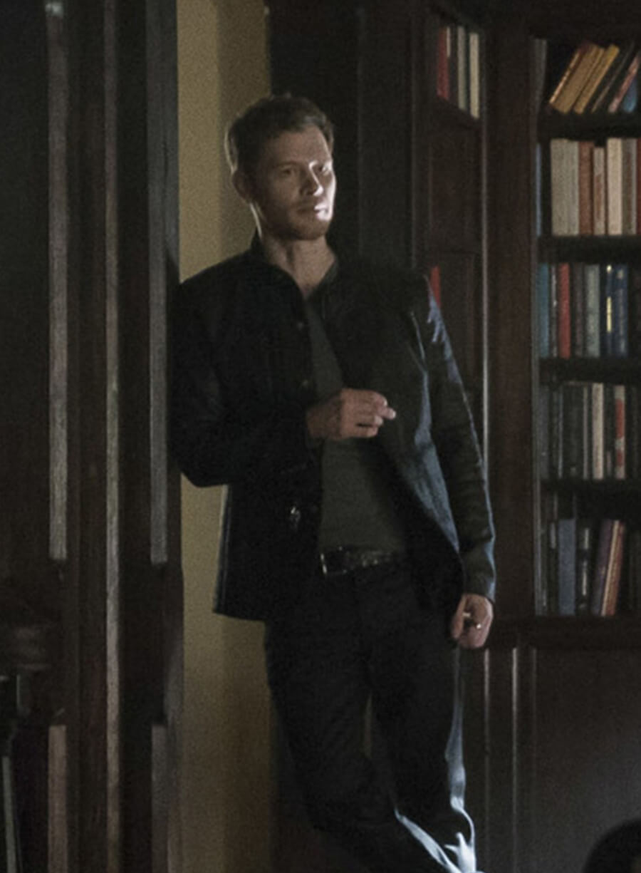 Harpoon Niklaus Mikaelson Inspired Black Leather Jacket - The Originals S05 Style