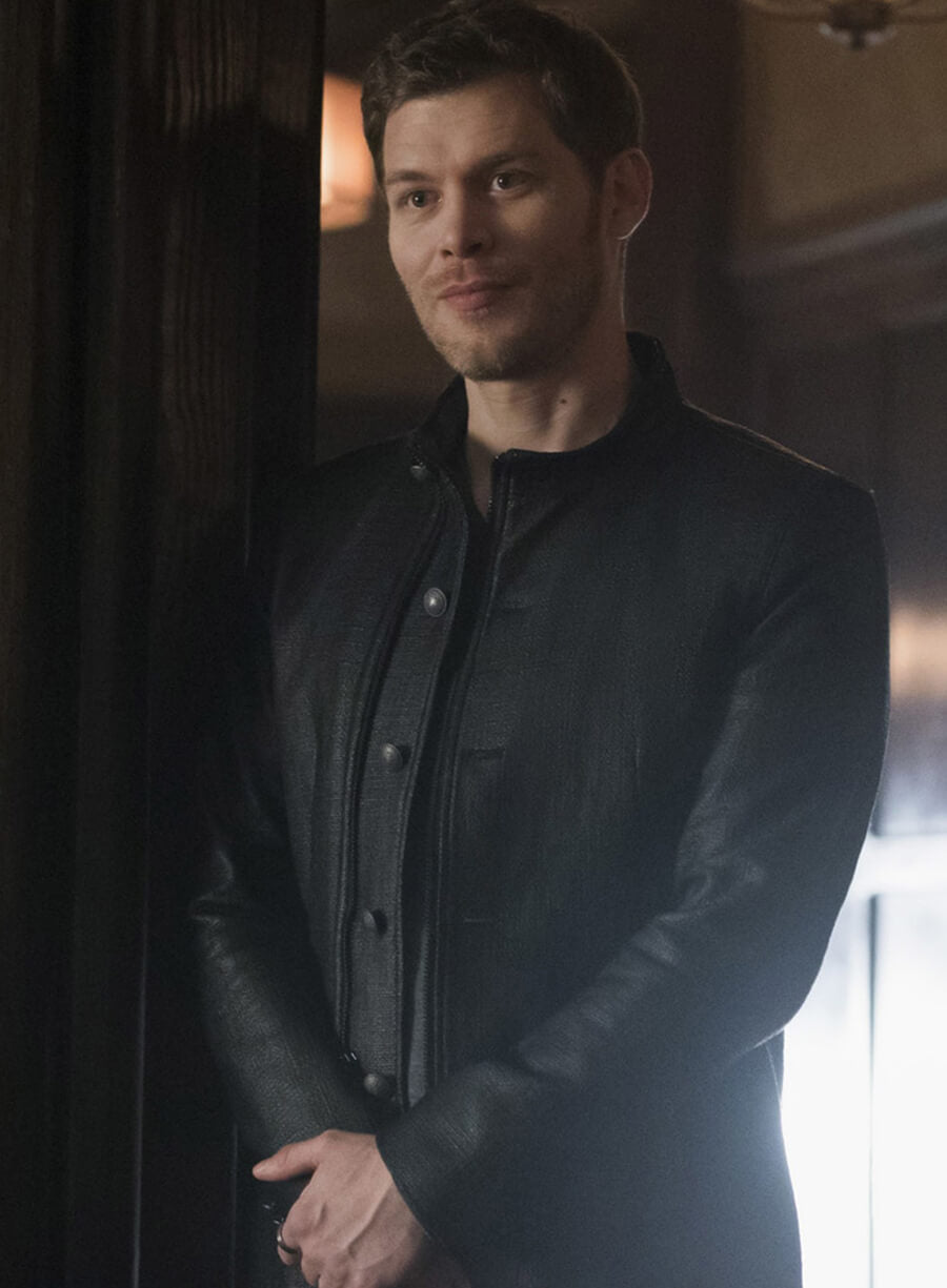Harpoon Niklaus Mikaelson Inspired Black Leather Jacket - The Originals S05 Style