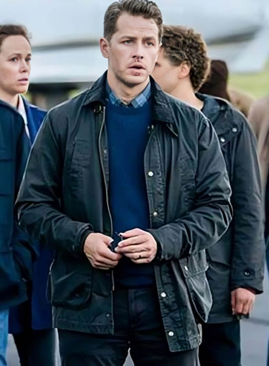 Harpoon Josh Dallas Inspired Black Cotton Jacket - Manifest S04 Style