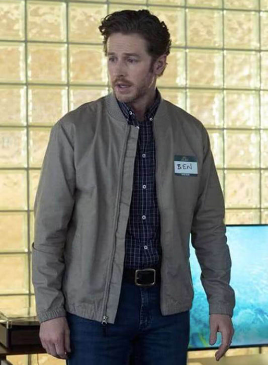Harpoon Josh Dallas Inspired Beige Cotton Jacket - Manifest S04 Style
