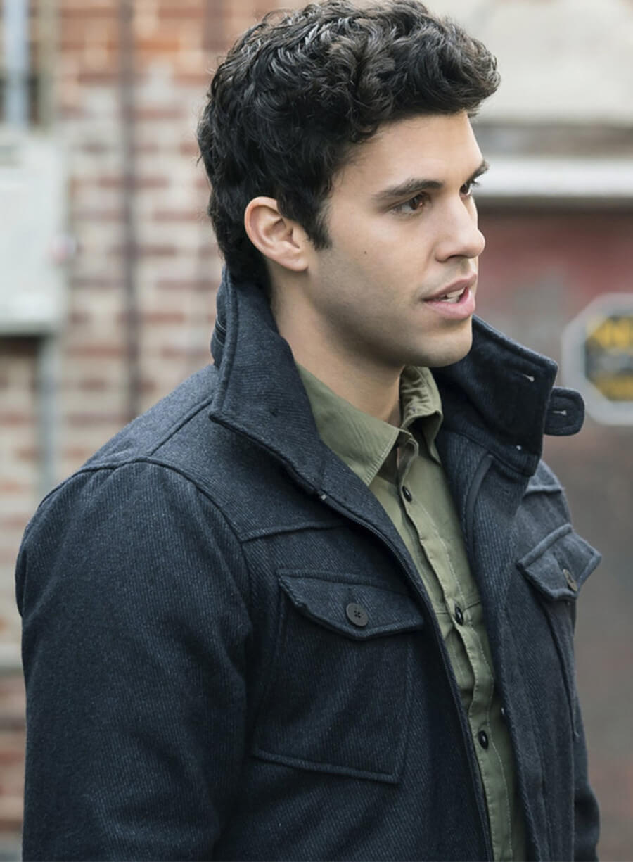 Harpoon Josh Rosza Inspired Black Wool Jacket - The Originals Style