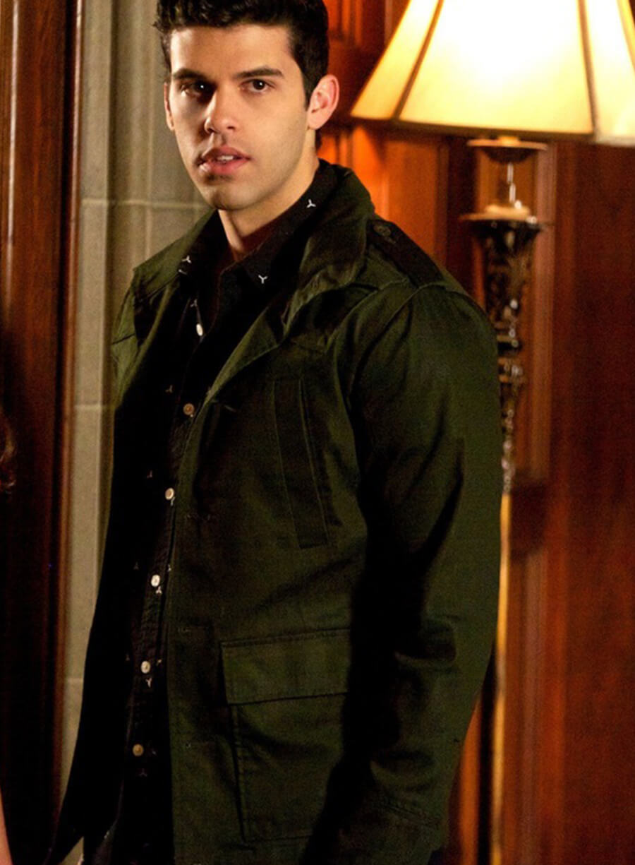 Harpoon Josh Rosza Inspired Green Cotton Jacket - The Originals Style
