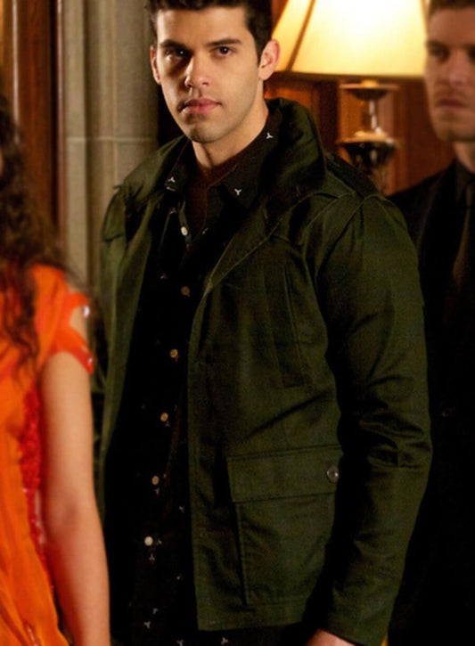 Harpoon Josh Rosza Inspired Green Cotton Jacket - The Originals Style