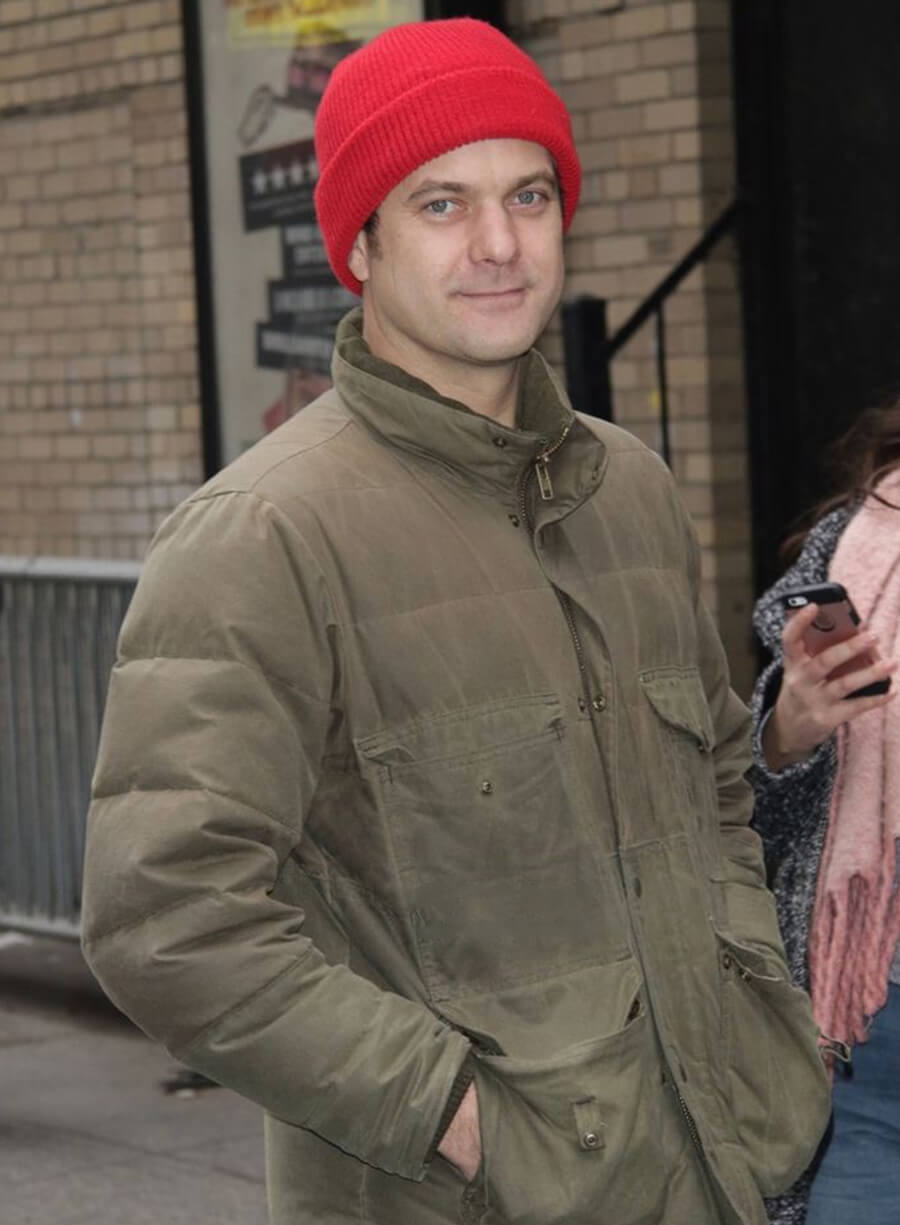 Harpoon Joshua Jackson Puffer Inspired Brown Parachute Fabric Leather Jacket