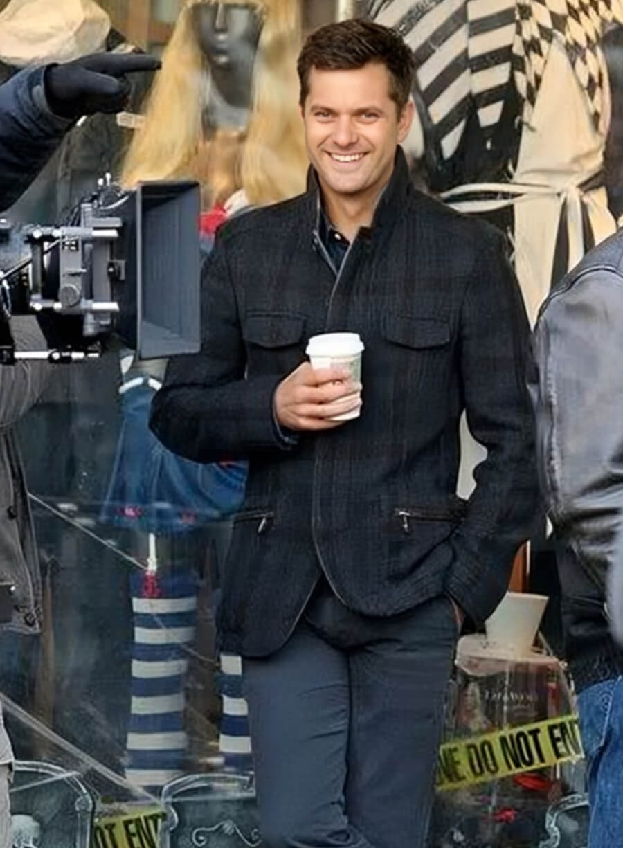 Harpoon Joshua Jackson Plaid Inspired Black Wool Jacket