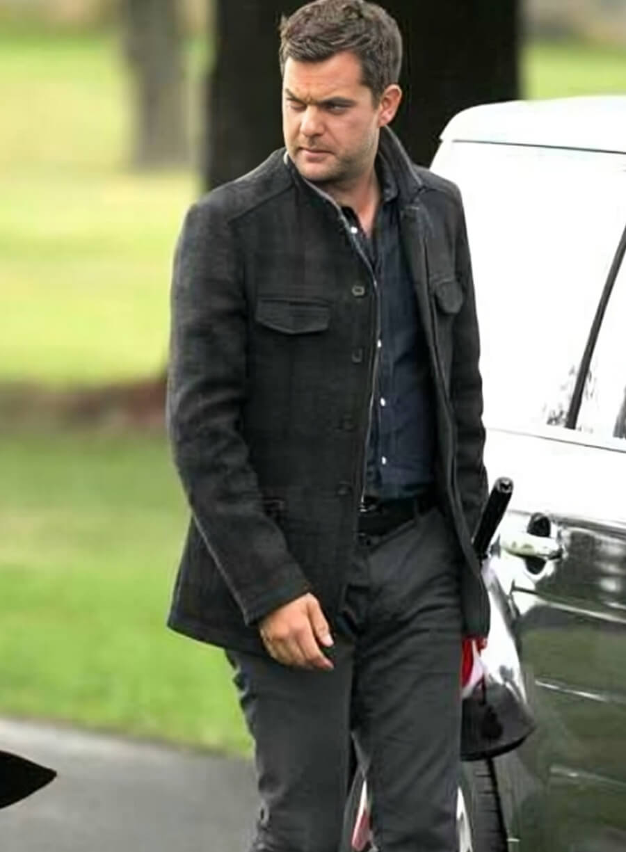 Harpoon Joshua Jackson Plaid Inspired Black Wool Jacket