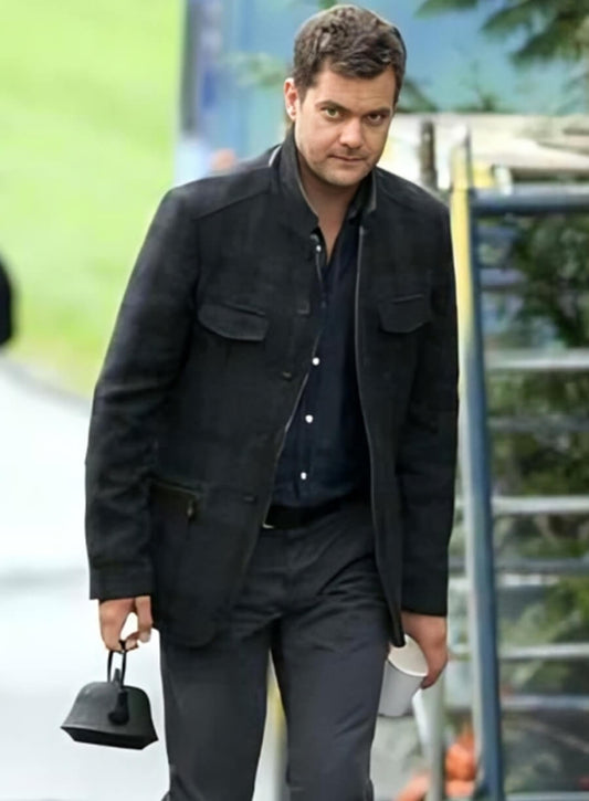 Harpoon Joshua Jackson Plaid Inspired Black Wool Jacket