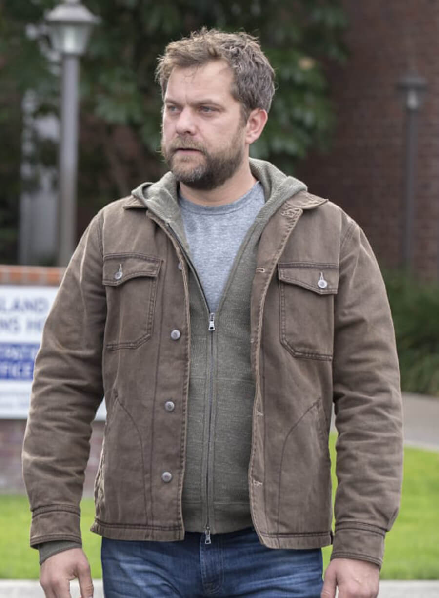 Harpoon Joshua Jackson Inspired Brown Cotton Fabric Cotton Jacket - The Affair Tv Series Style