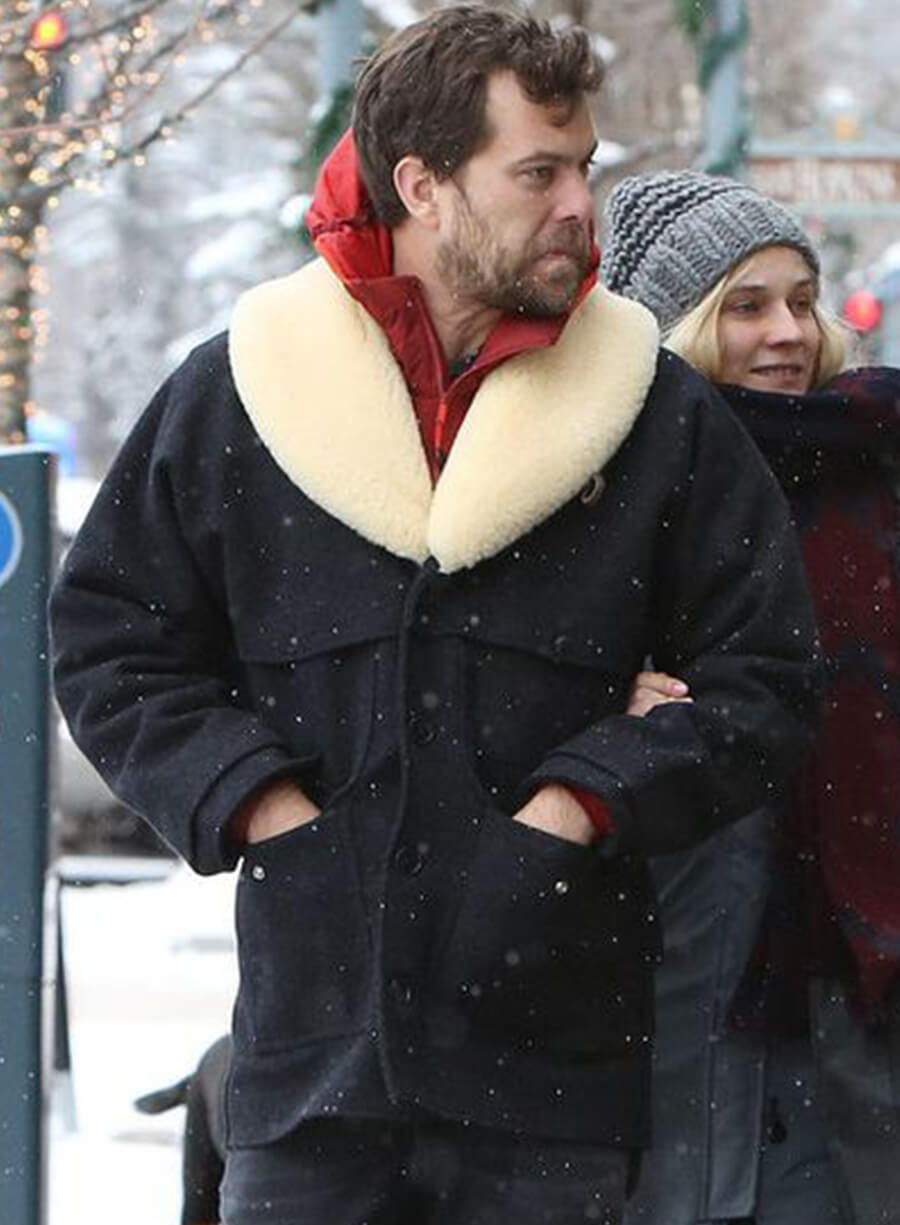 Harpoon Joshua Jackson Inspired Black Wool Coat Coat