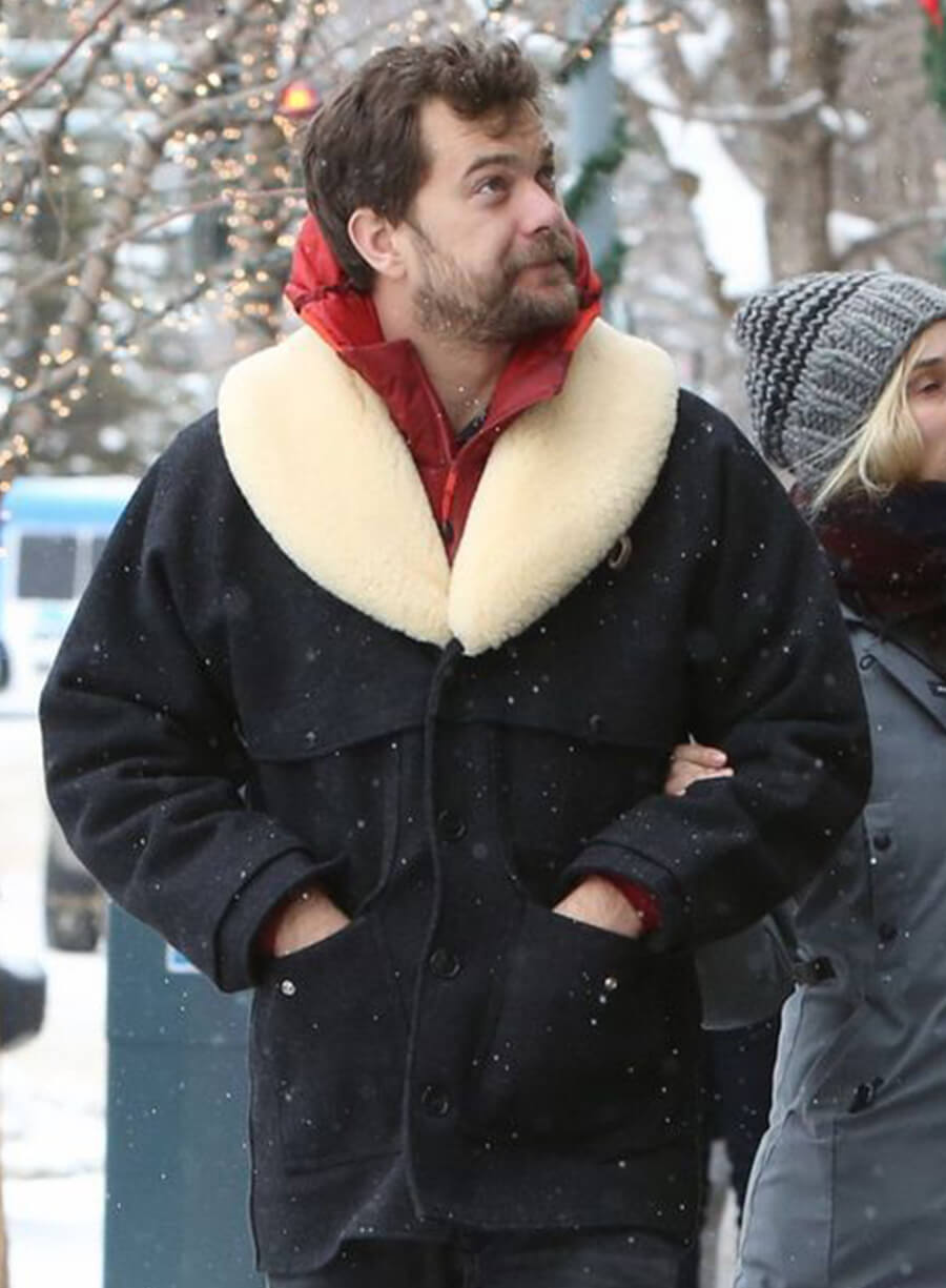 Harpoon Joshua Jackson Inspired Black Wool Coat Coat