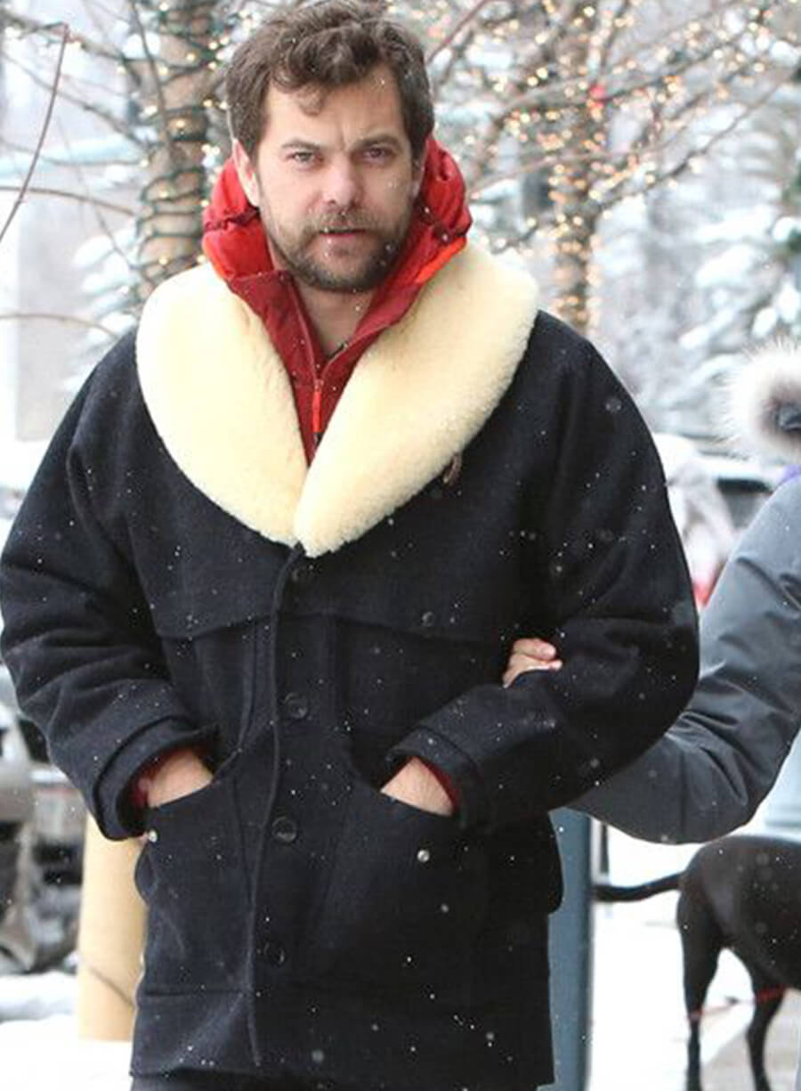 Harpoon Joshua Jackson Inspired Black Wool Coat Coat