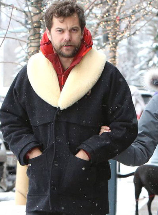 Harpoon Joshua Jackson Inspired Black Wool Coat Coat