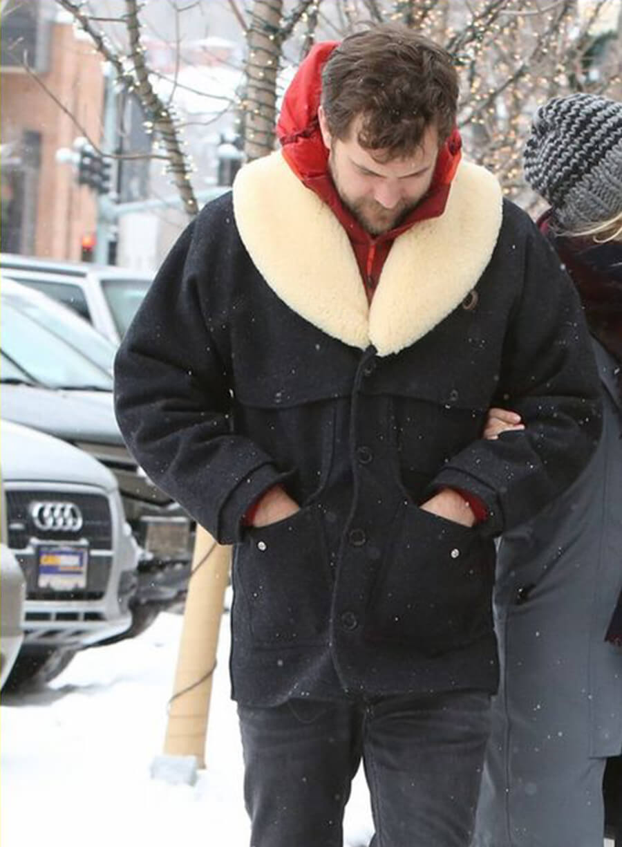 Harpoon Joshua Jackson Inspired Black Wool Coat Coat