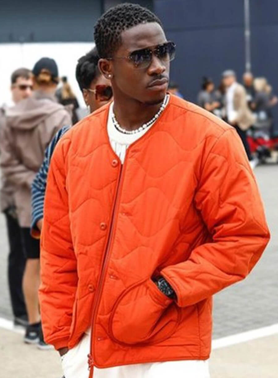 Harpoon Joshua Pearce Inspired Orange Bomber Jacket - F1 2025 Style