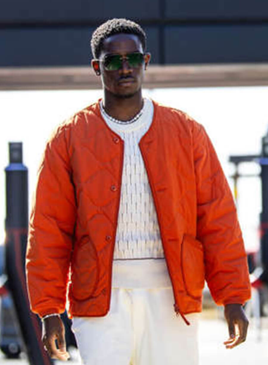 Harpoon Joshua Pearce Inspired Orange Bomber Jacket - F1 2025 Style