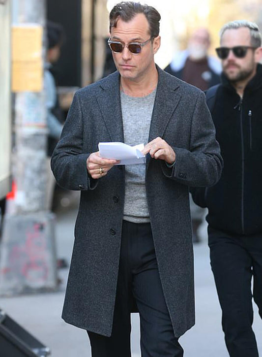 Harpoon Jake Friedken Inspired Grey Coat - Black Rabbit 2025 Style