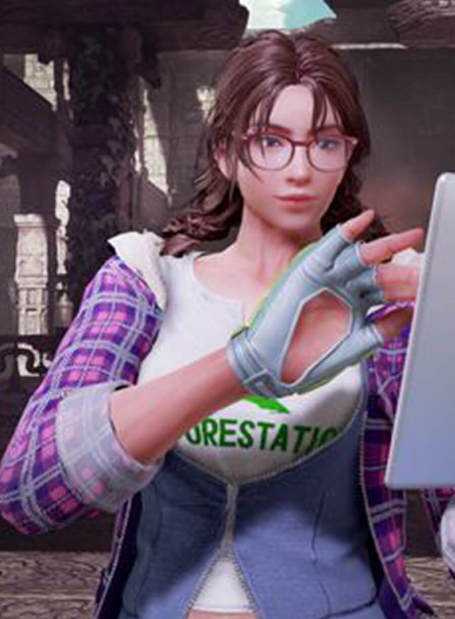 Harpoon Julia Chang Inspired Multi Color Hooded Jacket - Tekken 7 Style