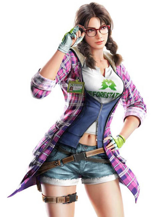 Harpoon Julia Chang Inspired Multi Color Hooded Jacket - Tekken 7 Style