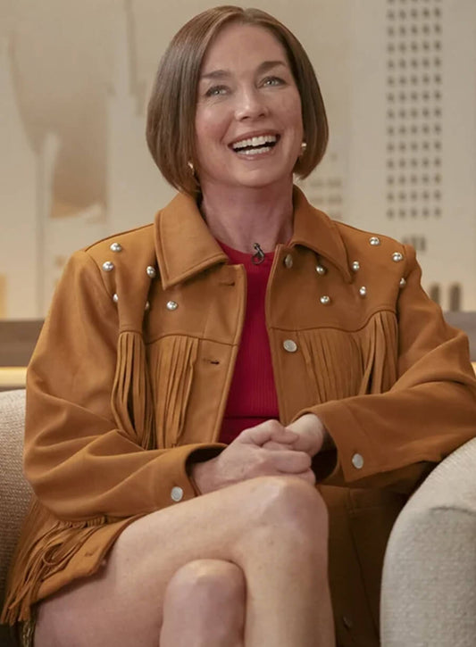 Harpoon Mark Meachum Inspired Brown Leather Jacket - Hacks tv Series Style
