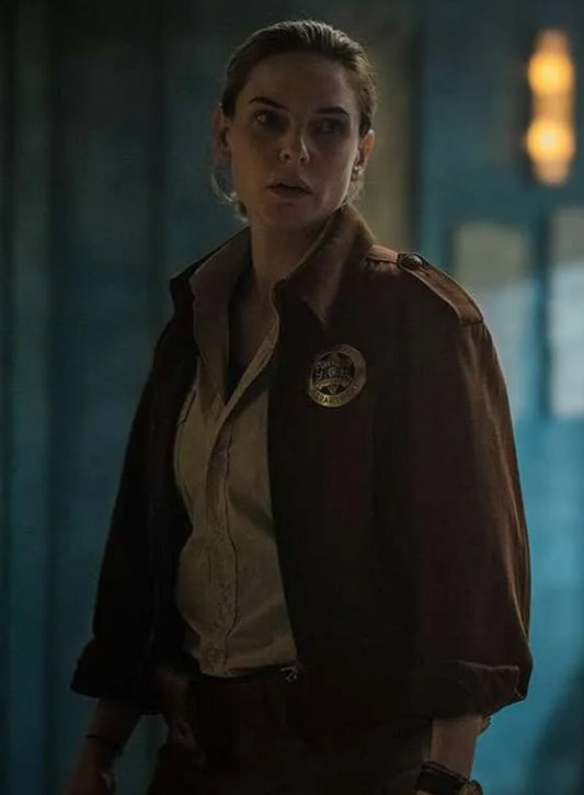 Harpoon Juliette Nichols Inspired Brown Cotton Jacket - Silo S01 Style