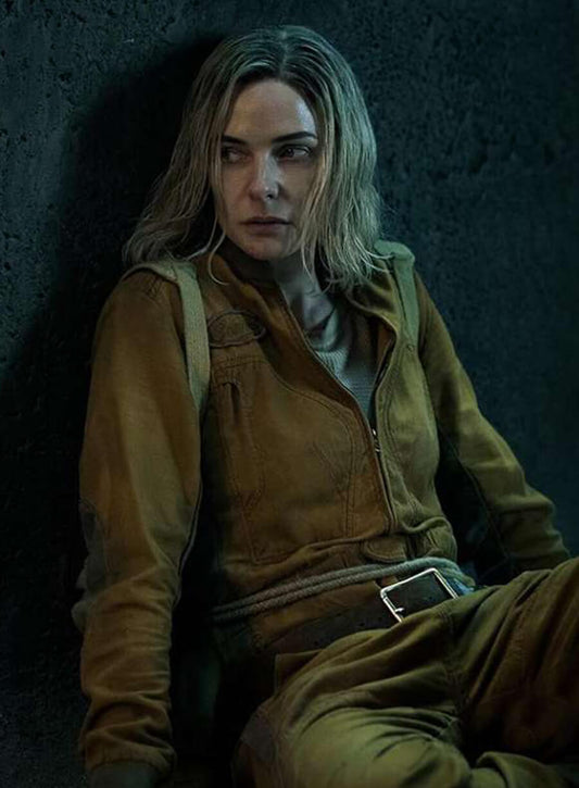 Harpoon Juliette Nichols Inspired Brown Leather Jacket - Silo S02 Style