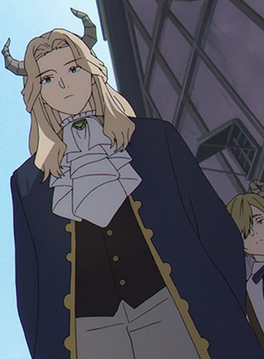 Harpoon Lugner Inspired Blue Coat - Frieren: Beyond Journey's End Style
