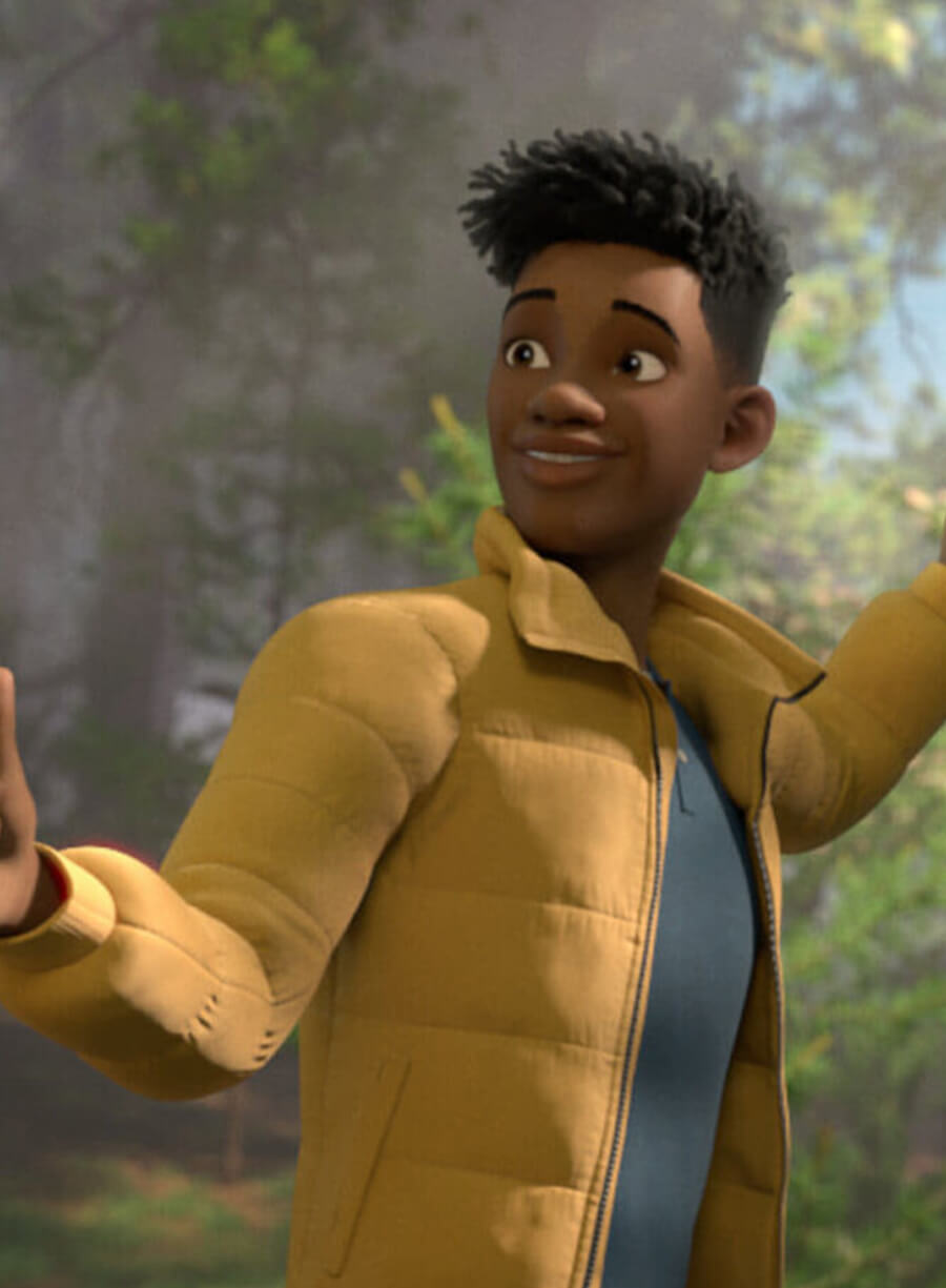 Harpoon Darius Bowman Inspired Yellow Parachute Fabric Leather Jacket - Jurassic World: Chaos Theory Style