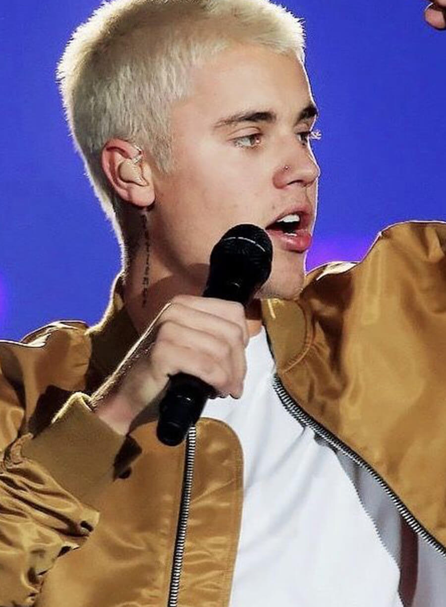 Harpoon Justin Bieber Inspired Brown Bomber Jacket