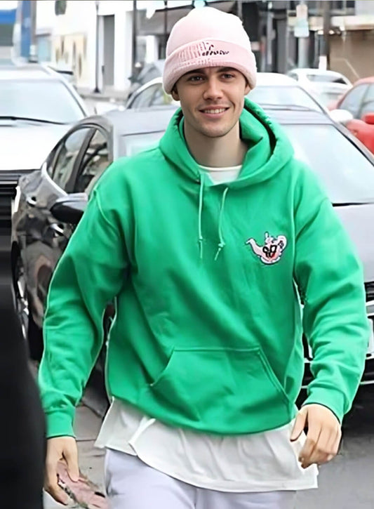 Harpoon Justin Bieber Hoodie Inspired Green Hooded Jacket