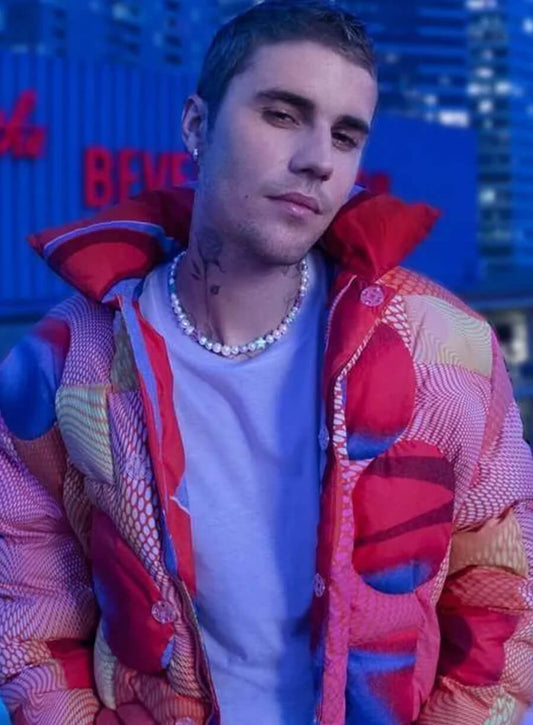 Harpoon Justin Bieber Our World Inspired Multicolor Hooded Jacket