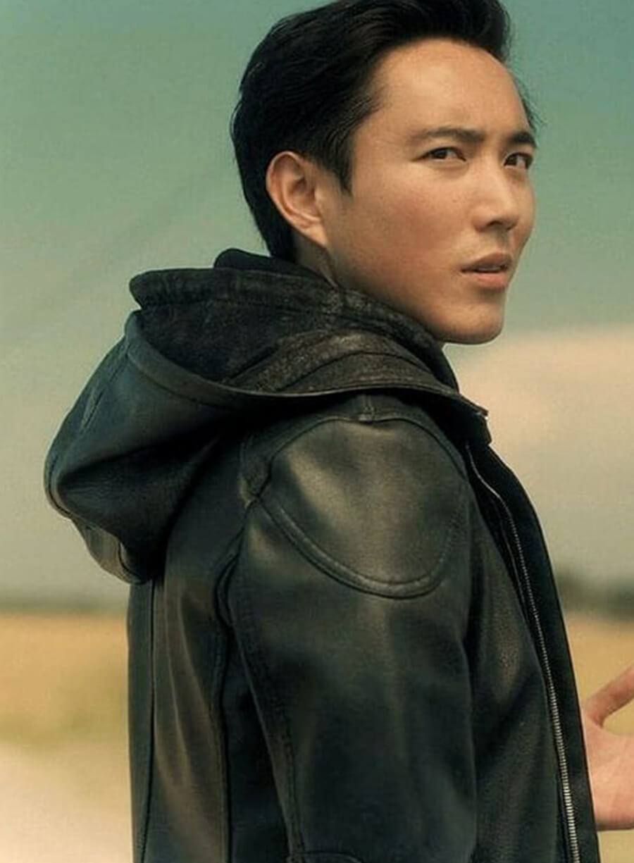 Harpoon Justin H. Min Inspired Black Hooded Jacket - The Umbrella Academy Style