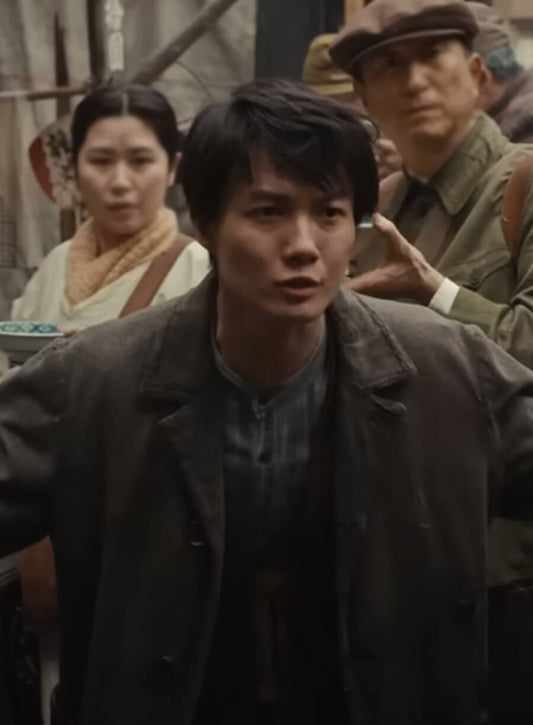 Harpoon Koichi Shikishima Inspired Brown Cotton Jacket - Godzilla Minus One Style