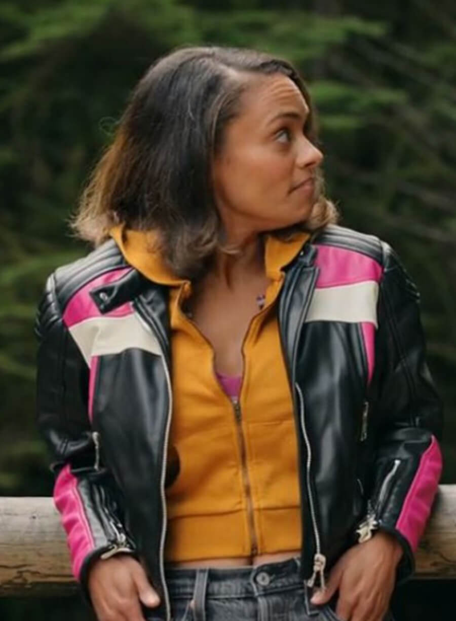 Harpoon Kaia Bryant Inspired Black Leather Jacket - Virgin River S05 Style