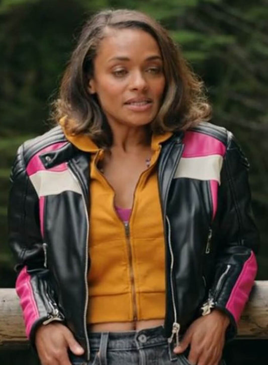 Harpoon Kaia Bryant Inspired Black Leather Jacket - Virgin River S05 Style