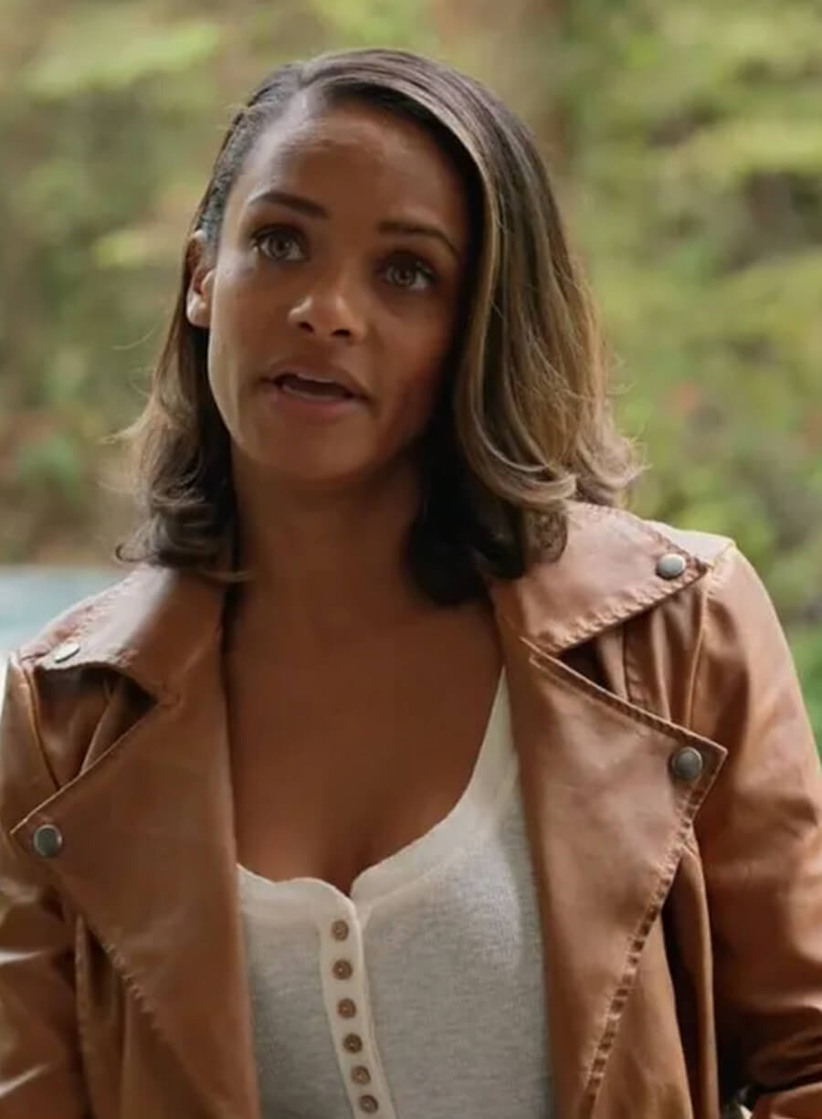 Harpoon Kaia Bryant Inspired Brown Leather Jacket - Virgin River S05 Style