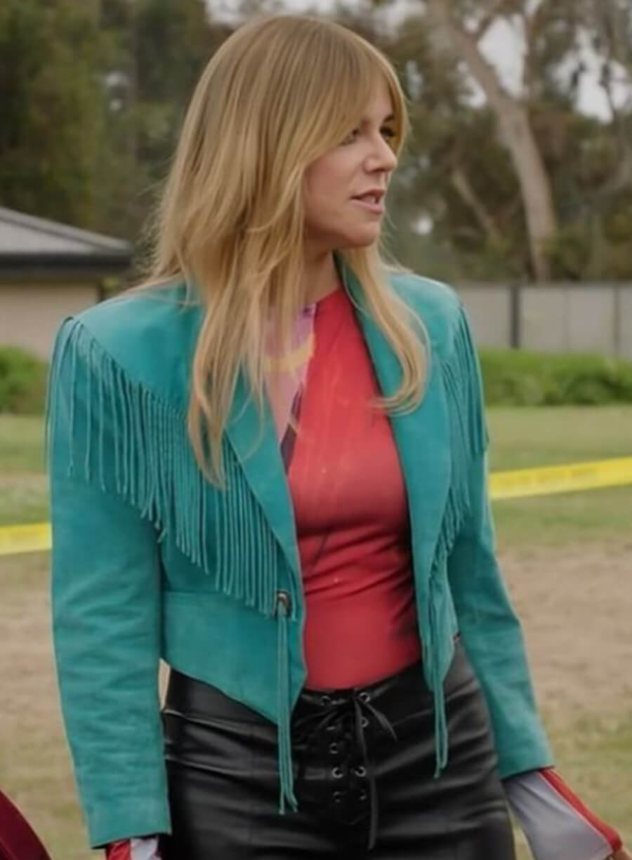 Harpoon Morgan Inspired Teal Leather Jacket - High Potential Style