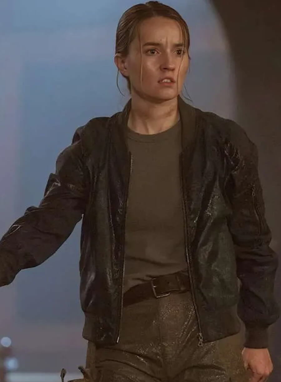Harpoon Abby Inspired Black Real Leather Leather Jacket - The Last of Us 2 Style