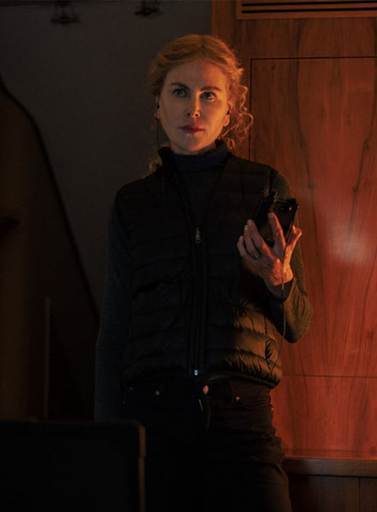 Harpoon Kaitlyn Meade Inspired Black Leather Jacket - Special Ops: Lioness Style