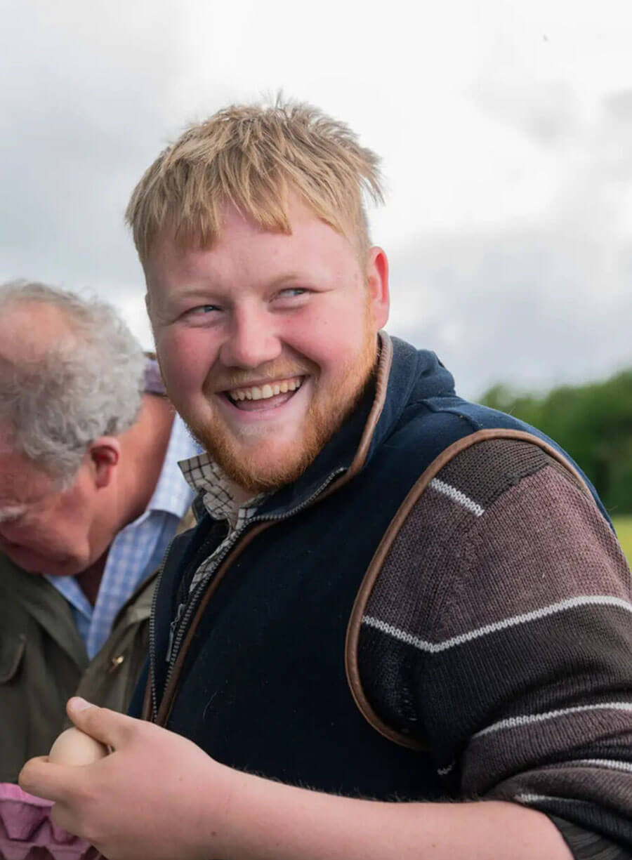 Harpoon Kaleb Cooper Inspired Blue Wool Jacket - Clarkson's Farm Tv Series Style